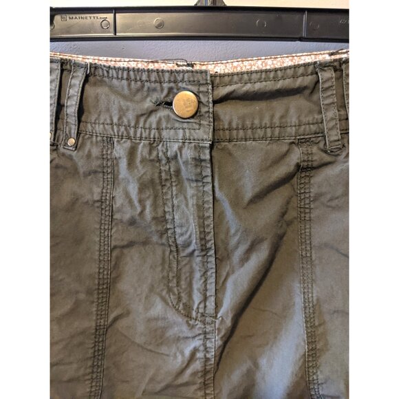 Della Spiga Italy Cargo Skirt Olive Green Utility Y2K Grunge Military Casual 10 - Picture 2 of 7